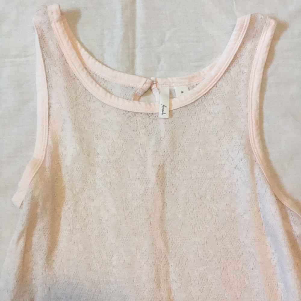 Soft Blush Sheer Top